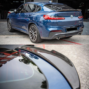 สปอยเลอร์หลังคาร์บอนไฟเบอร์ทรง PSM สำหรับ X4 G02/X4M F98 ปี 2018-2023 ทำจากคาร์บอนไฟเบอร์ - Product Image 6