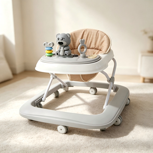 Andaderas para Bebés Newborn Walker 4 en 1, Andadera Plegable de Plástico con Música, Ruedas y Asiento - Product Image 2