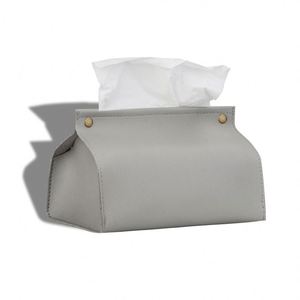 IStapromo Gifts – Nouvelle Housse Décorative en Cuir PU pour Boîte à Mouchoirs, Organisateur de Papier pour Salle de Bain, Voiture, Bureau, Décoration Intérieure - Product Image 2