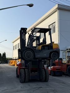 HELI CPCD100 10-Ton Diesel Forklift <b>Used</b> Heavy-Duty Counterbalanced Industrial Cargo Handler with Isuzu Engine - Product Image 5