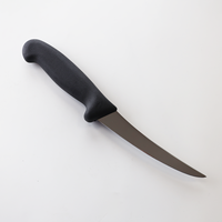 Couteau à désosser et à fileter le poisson en acier inoxydable semi-flexible de 5 pouces avec manche en plastique, écologique, ambidextre