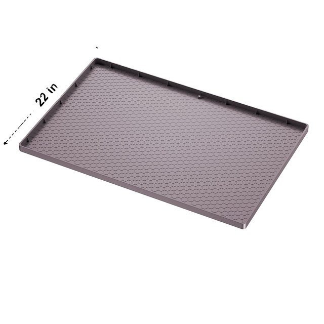 Waterproof Silicone Under Sink Mat for Kitchen Protect Cabinet Fit Different Cabinet Easy to Place