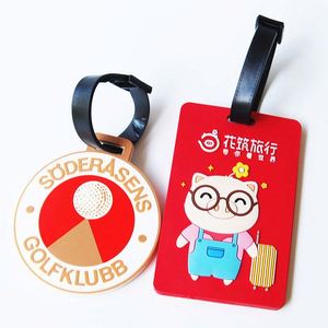 ป้ายติดกระเป๋าเดินทาง PVC ทรงกลมคุณภาพสูง ดีไซน์หรูหรา ราคาคุ้มค่า - Product Image 1