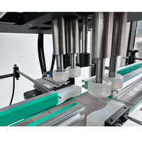 Machine de capsulage pneumatique semi-automatique à grande vitesse pour bouteilles en plastique filetées, bouteilles à vis, canettes et emballages métalliques