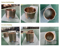 Pièces de rechange pour concasseur à cône de précision OEM : Douille excentrique en bronze (externe et interne) en stock