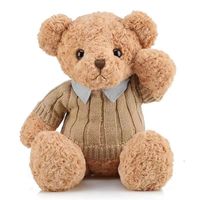 Groothandel handgemaakte gehaakte katoenen teddybeer met vlinderdas zacht knuffeldier paar bruiloft decoratie Valentijnsdag cadeau pluche