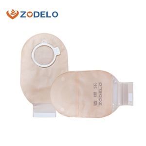 Bolsas de Colostomía Zodelo al por Mayor, Consumibles Médicos CE, Bolsas de Colostomía Reutilizables de 2 Piezas a Prueba de Fugas, Aptas para la Piel, para Adultos, para Hospital - Product Image 1