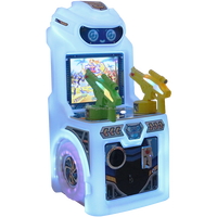 Machine de jeu de tir à pièces Divertissement amusant pour enfants Deux personnes en compétition pour chaque pouce de terrain