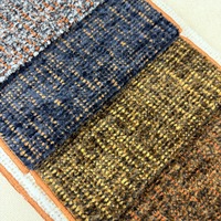 Tissu chenille en gros, tissé épais et luxueux, idéal pour la décoration de villas et les canapés.