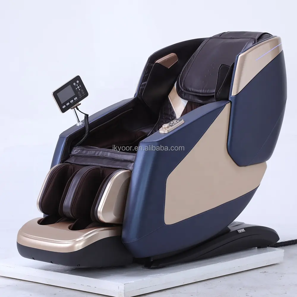 Nuevo diseño de lujo Shiatsu Foot Spa Sl Track silla reclinable de masaje de cuerpo completo asiento de masaje de gravedad cero silla reclinable de masaje