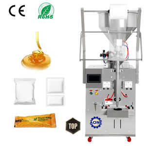 10-1000ml Vertical Liquid Paste Bag Water <b>Ketchup</b> Honey Filling Back Seal Paste Packaging Machine - Product Image 1