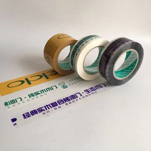 Tùy chỉnh siêu rõ ràng <span class=keywords><strong>Bopp</strong></span> băng với logo in ấn duy nhất hai mặt mong manh Acrylic dính bao bì băng cho hiển thị - Product Image 1