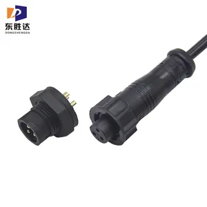 M12 Waterproof Cable Assembly Ip68 Ip67 Waterproof Electrical Cable Connector