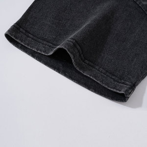 <span class=keywords><strong>T</strong></span>シャツ230gsmコットン酸ウォッシュオーバーサイズユニセックス男性用ストリートウェアパフソフトカスタムロゴネッククロップドシャツ - Product Image 4