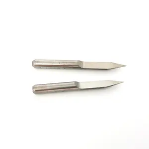 V şekli bıçak düz alt gravür Bit CNC freze uçları araçları