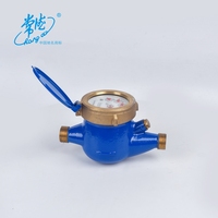 Compteur d'eau à cadran sec en laiton de classe B 1/2''-2'' IP68 OEM, compteurs multi-jets