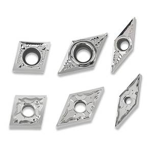 Plaquettes en carbure de qualité <span class=keywords><strong>a</strong></span>éronautique Cnmg120404 pour l'aluminium, finition superfine, fraises de tournage CNC externes - Product Image 1