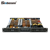 Amplificateur de puissance audio professionnel numérique Sinbosen K4-1400 4 canaux 4x1400W 8 ohms en métal