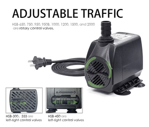 Pompe submersible réglable 528 GPH pour <span class=keywords><strong>aquarium</strong></span>, bassin à poissons, cascade, fontaine submersible pour <span class=keywords><strong>aquarium</strong></span> - Product Image 4