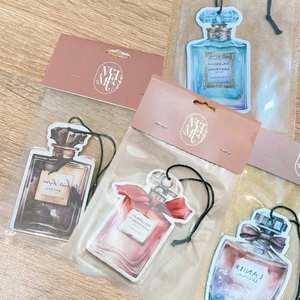 맞춤 디자인 오래 지속되는 향기 종이 차량용 방향제 체리 바닐라향 아로마 행잉 맞춤 자동차 방향제 - Product Image 1