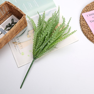 Plante artificielle herbe verte fougère fausse herbe tige maison bureau fête mariage décor - Product Image 4