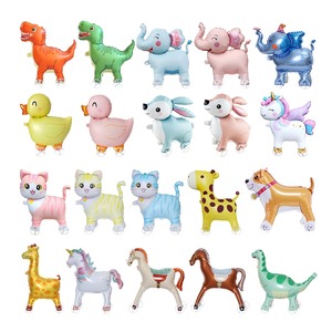 Hot 3D Cartoon Foil <strong>Balloon</strong> <strong>Shark</strong> Giraffe Dinosaur Cat Dog Walking Pet Animal <strong>Balloon</strong> with Wheel for Kids Birthday Party Outdoor - Product Image 6