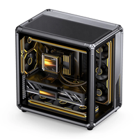 Nuevo Gabinete JONSBO X400 Gris ATX, Gabinete para PC con Doble Cristal Templado, Gabinete para Computadora de Juegos para Ensamblajes de Juegos DIY