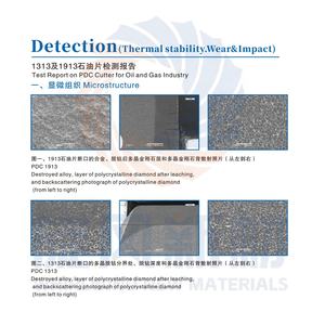 Cortador de Diamante <span class=keywords><strong>PDC</strong></span> Industrial com Longa Vida Útil para Perfuração em Campo de Petróleo - Product Image 5