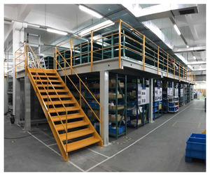 Entrepôt industriel Structure en acier 500 à <span class=keywords><strong>1000</strong></span> <span class=keywords><strong>kg</strong></span> par mètre carré <span class=keywords><strong>Charge</strong></span> Mezzanine <span class=keywords><strong>lourde</strong></span> - Product Image 1