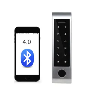 IP66 waterproof biometric door entry systems blue tooth fingerprint access control TTlock keypad with time attendance