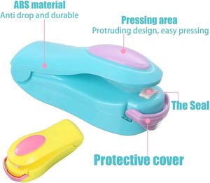 Mini Xách Tay Thông Minh Chân Không Niêm Phong Túi Nhựa DIY Grade OEM Hộ Gia Đình Niêm Phong Clip Tay Báo Chí Nhiệt Niêm Phong Đa Năng Công Cụ - Product Image 6