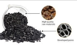 ถ่านกัมมันต์สำหรับฟอกอากาศขนาด4มม. CTC80เปลือกแอปริคอทและแกลบ - Product Image 2