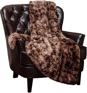 <span class=keywords><strong>Couverture</strong></span> en <span class=keywords><strong>fausse</strong></span> <span class=keywords><strong>fourrure</strong></span>, plaid doux, Super doux, double couche, luxe - Product Image 1