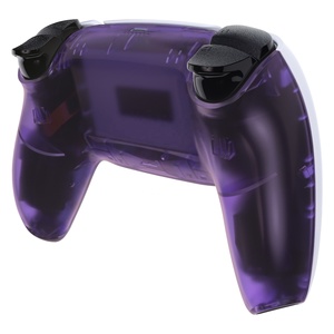 EXtremeRate Clear Purple DIY Replacement Back Case Housing Shell for PS5 <b>Controller</b> - Product Image 3