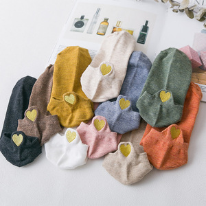 Calcetines tobilleros simples y bonitos para adultos, venta al por mayor - Product Image 4