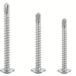 Bibo Yaente Factory M4.2 Large <b>Flat</b> Head Self-drilling <b>Screw</b> 410 Stainless Steel Large Round Head Self-tapping <b>Screw</b> Metric Self - Product Image 2