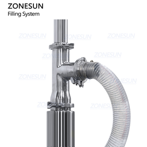 ZONESUN ZS-DTPT2 Automatic Honey Jam Ketchup Filler Glass Bottle Shampoo Lotion Paste <strong>Filling</strong> <strong>Machine</strong> <strong>With</strong> Mixing Tank - Product Image 4