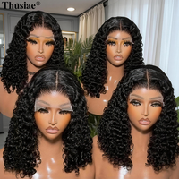 Perruque en cheveux naturels vietnamiens SDD 13x4 HD Lace de qualité salon, qualité boutique 15A, cuticules alignées, bouclée birmane, perruque frontale HD Lace