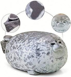 Almohada de Peluche de Foca Marina Adorable, Juguete de Peluche de Algodón Relleno - Product Image 2