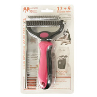 Brosse de toilettage et de démêlage pour les animaux de compagnie, permet le nettoyage des poils de chiens et de chats, râpe pour les tapis et les démêleurs