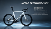 Vélo de course sur route léger entièrement en carbone Shima-no 105 Di2 12S avec frein à disque à montage plat et guidon intégré en carbone