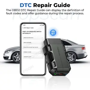 Topdon Topscan Lite 70+ Marcas 28 Funções de Redefinição OBD2 Sistema Completo Bi-Direcional Diagnóstico Carro Diagnóstico OBD2 Scanner