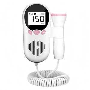 Monitor de ECG Fetal Portátil, Monitor de Frecuencia Cardíaca Fetal Doppler, Detector de <span class=keywords><strong>Latidos</strong></span> del Corazón del Bebé <span class=keywords><strong>para</strong></span> Uso Doméstico durante el Embarazo - Product Image 5