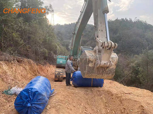 Couvertures en polyester pour la protection des berges de rivière, le revêtement des canaux de drainage, la stabilisation des talus et la construction routière - Product Image 4