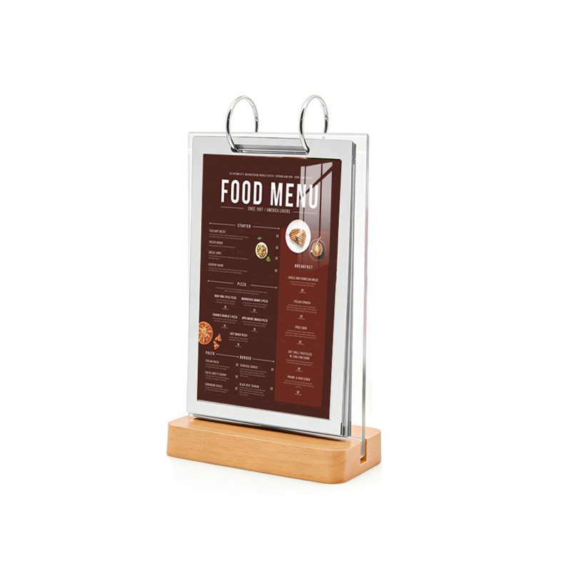 Base in legno di faggio con angoli arrotondati