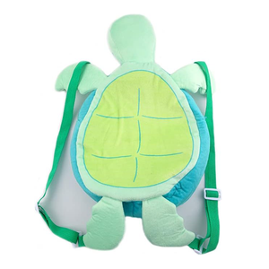 OEM personalizado Unisex tortuga verde felpa <span class=keywords><strong>mochila</strong></span> lindo océano Animal preescolar niño escuela <span class=keywords><strong>mochila</strong></span> felpa personalizada tortuga <span class=keywords><strong>mochila</strong></span> - Product Image 4