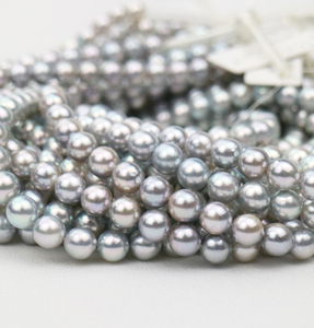 Perles d'Akoya japonaises naturelles en vrac pour bijoux, pièces irrégulières en forme de poire - Product Image 4