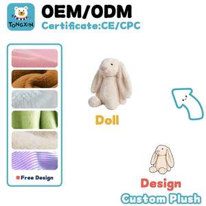 Conejo de Peluche Gris Personalizado, Animal Eléctrico Saltarín con Sonidos, para Niños y Niñas Pequeños, Regalo, Juguete de Peluche de Conejo de 7 Pulgadas - Product Image 3