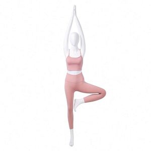 Wholesale Knitting Fitness Yoga Wear Bra Set Sport Feminine Yoga Outfits Workout Clothing Gym Fitness & Yoga Wear Outfit Women