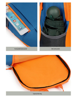 Leichter Farbblock-Sportrucksack mit individuellem Logo, Outdoor-Reiserucksack, Werbegeschenk für Reisebüros, Schul- und Freizeittasche